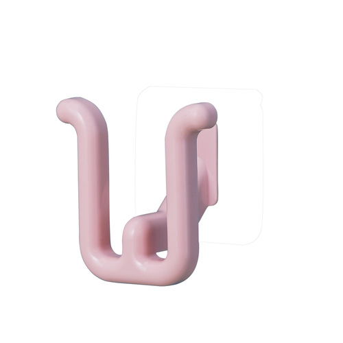 Drill-free bathroom shoe rack, simple slipper hook, wall-mounted drainage rack for bathroom storage