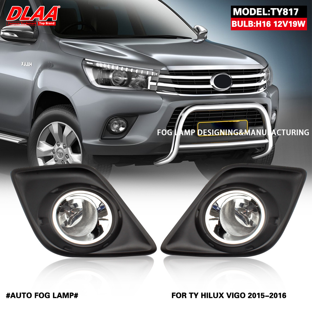 Aplicable a Toyota 15 - 16 nuevo conjunto de luces de niebla delanteras Herax VIGO luces de conducción diurna luz de barra delantera