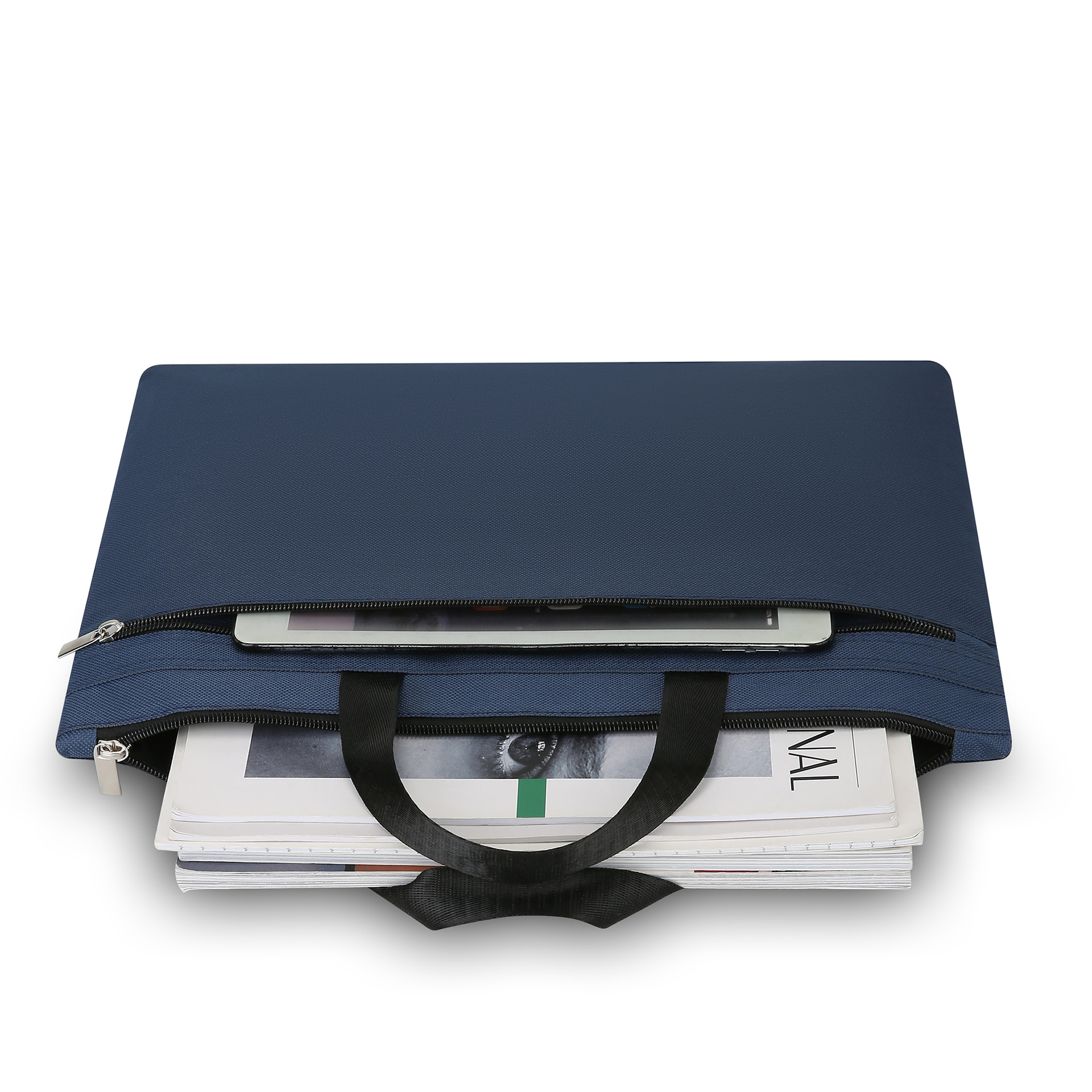 Bolso de mano casual horizontal simple para hombres de viaje de negocios bolso de computadora portátil de viaje universal bolsa de reuniones