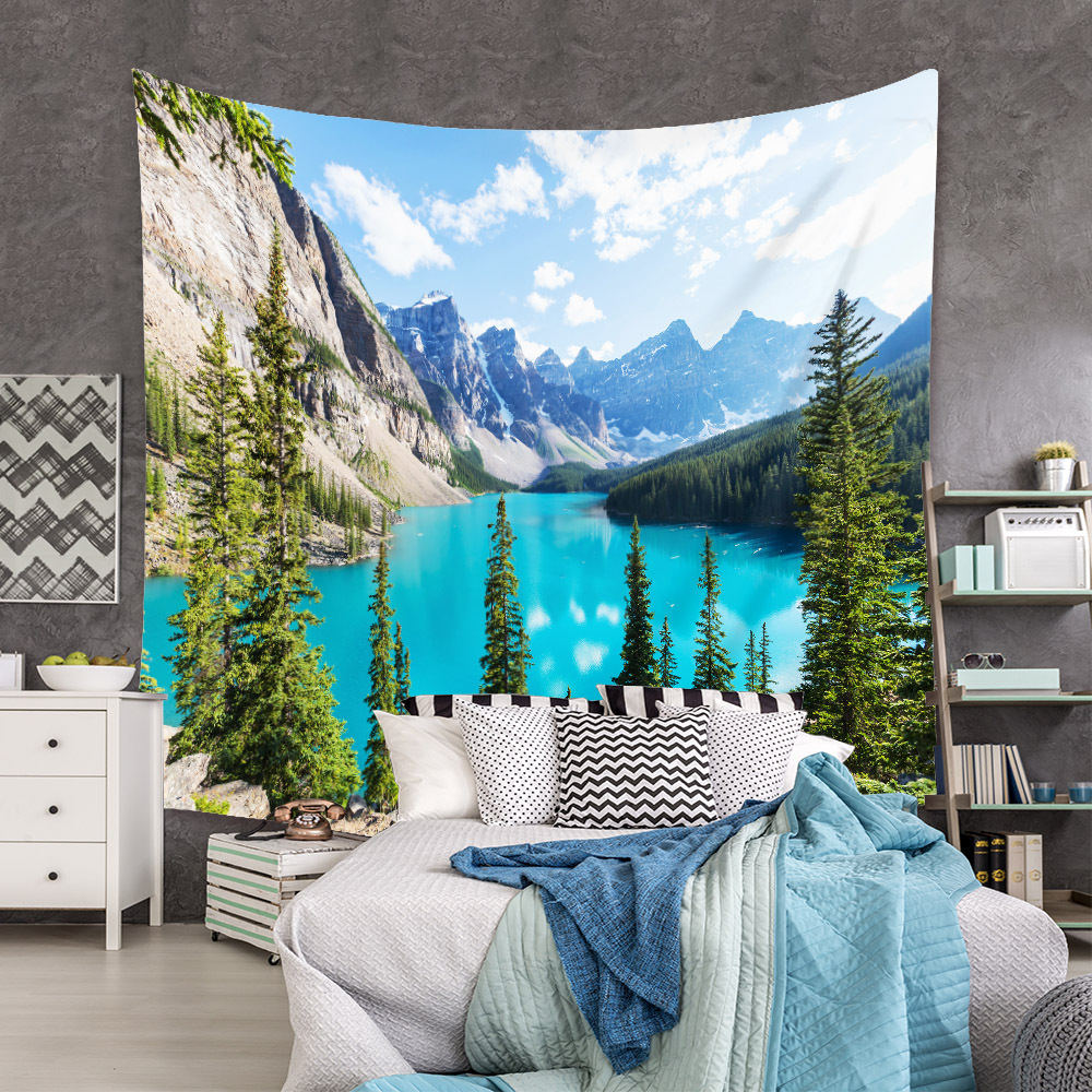 Fashion Landscape Wall Decoration Cloth Tapestry Wholesale Nihaojewelry display picture 53