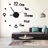 Factory direct selling acrylic wall sticker clock DIY simple watch quiet home living room study bedroom bedroom wall hanging clock