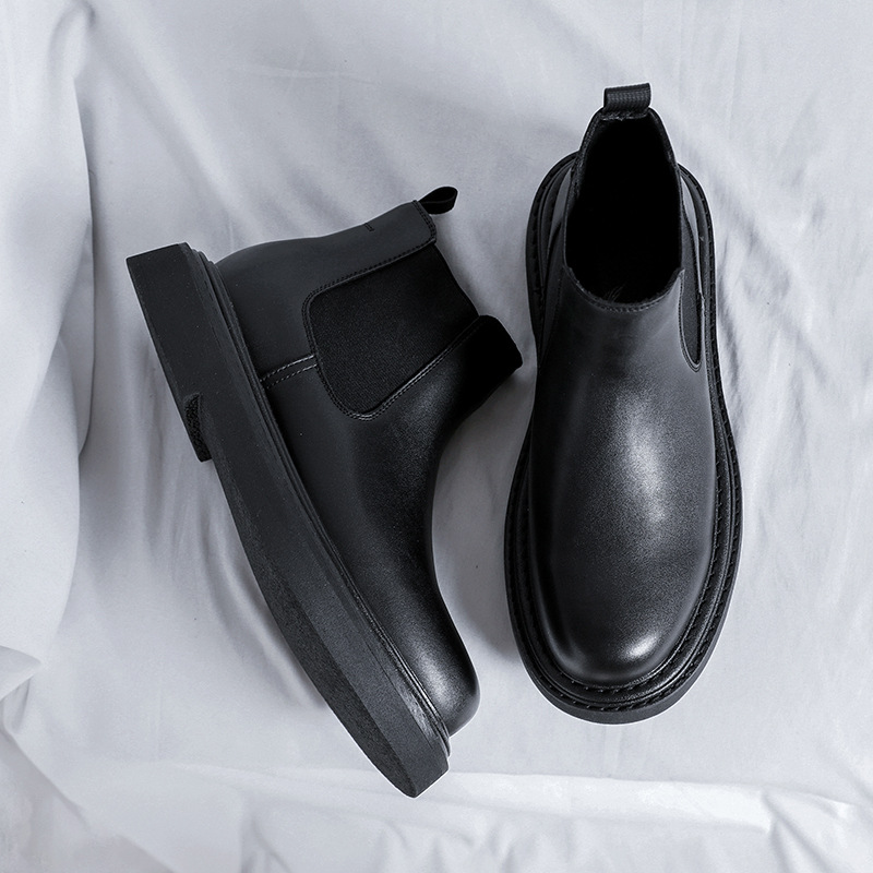 trendy summer low cut Martin men's handsome motorcycle short boots, casual shoes 59330-R_voghion.com