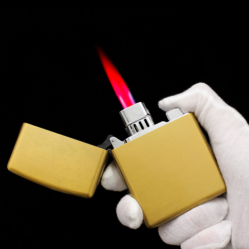 originality inflation Windbreak lighter Straight Flame The cigarette lighter personality Metal Smoking Manufactor wholesale