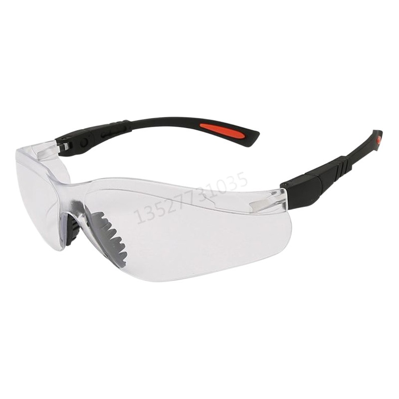 Industrial Labor Protection Anti-Splash Dust-Proof Adjustable Temples Soft Nose Pads Polished Protective Glasses Men and Women Anti-Fog Goggles