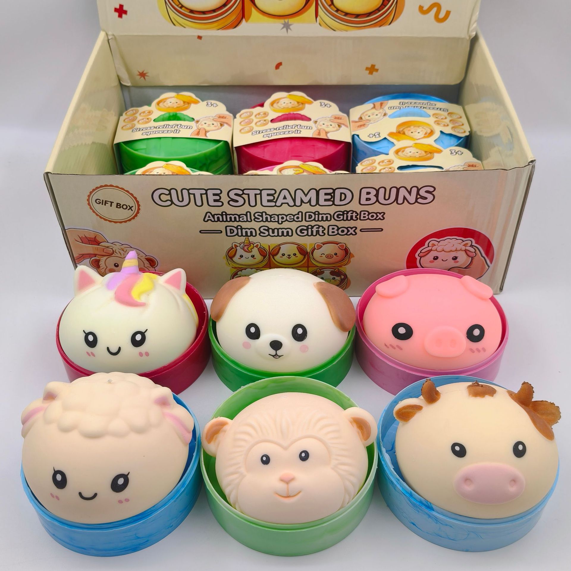 Bollos de bolos de pop transfronterizos, pellizco de pellizco, descompresión de bolos de simulación suaves, forma de bolos de imitación encantadora, interesante, no pegajoso, alivio de la aburrimiento. image 27