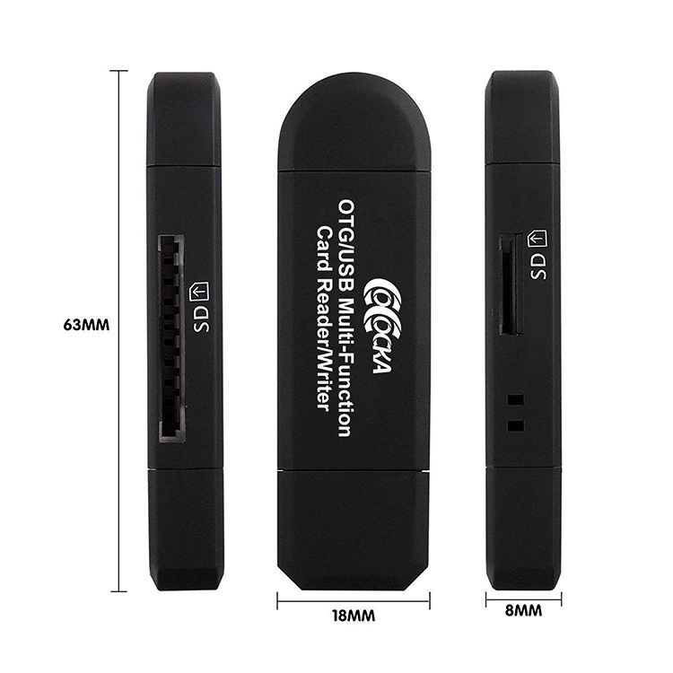 DM-HC31 USB 2.0 для чтения карт SD TF на телефон/компьютер, универсальный Micro+USB+Type-C тройной слот