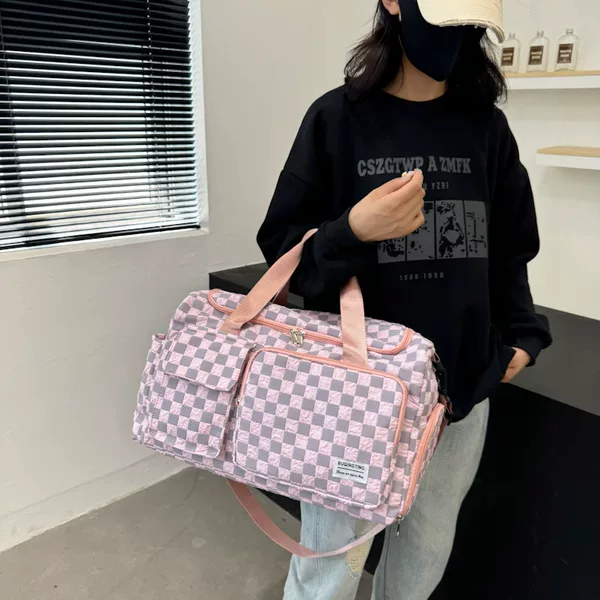 Travel Bag Lightweight Dry and Wet Separation Storage Portable Large Capacity Short-Distance Swimming Fitness Bag Male and Female Student Luggage Bag