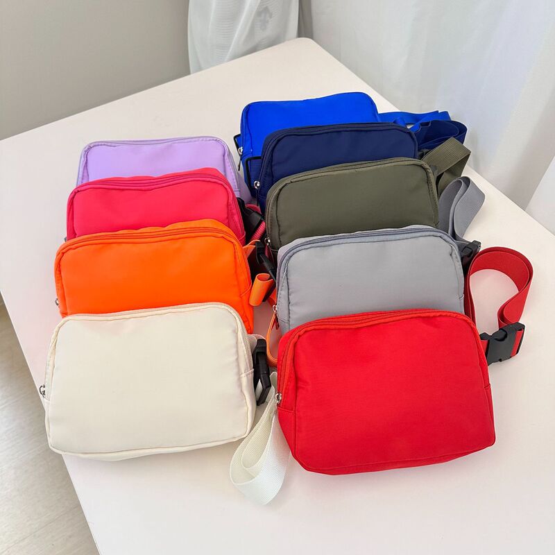 New Nylon Waist Bag Fashion Women's Small Waist Bag Lulu Same Style Chest Bag Outdoor Sports Crossbody Bag Amazon New Nylon Waist Bag Fashion Women's Small Waist Bag Lulu Same Style Chest Bag Outdoor Sports Crossbody Bag Amazon