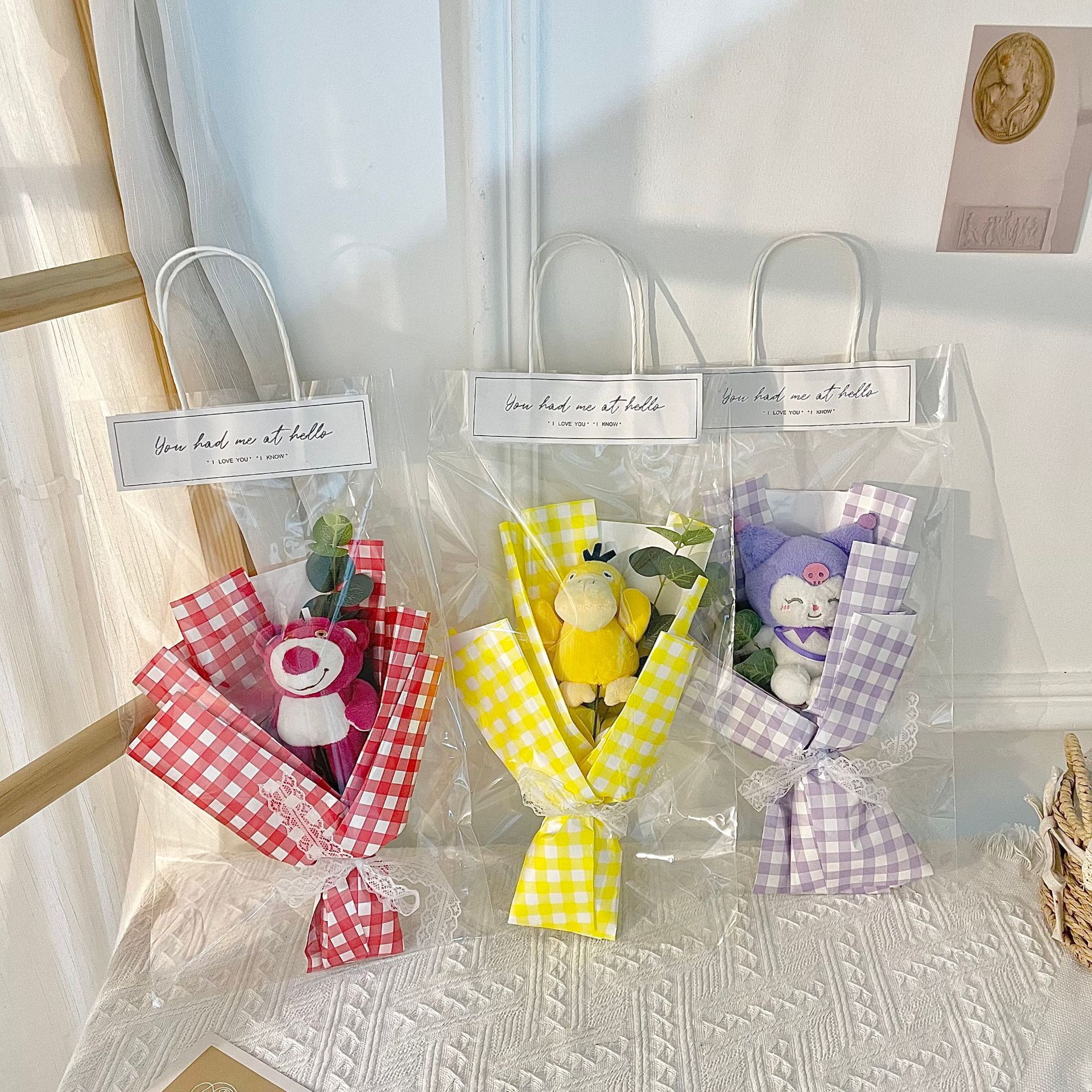 六一兒童節禮物禮品庫洛米小清新花束送媽媽兒童節團購商超活動禮