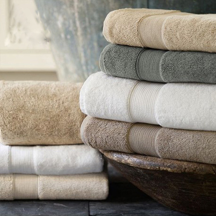 Cross-Border Manufacturers Direct Sales Wholesale Pure Cotton Thickened and Enlarged Foreign Trade Bath Towels Export Supermarket Hotel Hotel Promotion Cross-Border Manufacturers Direct Sales Wholesale Pure Cotton Thickened and Enlarged Foreign Trade Bath Towels Export Supermarket Hotel Hotel Promotion
