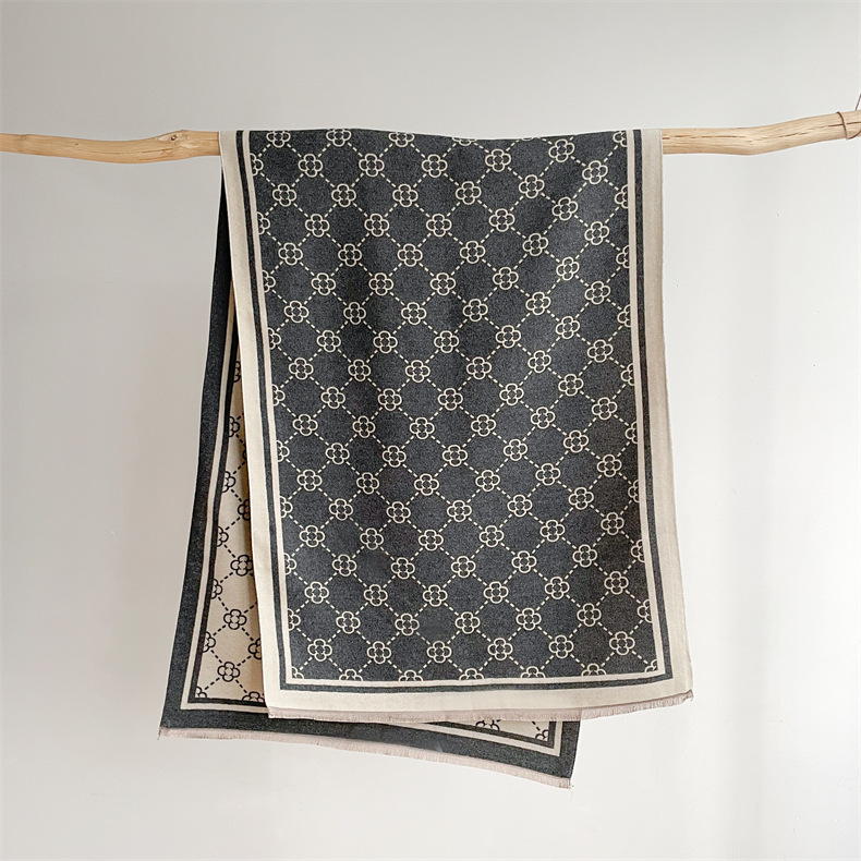 Schal für Damen im Winter, mit High-End-Gefühl, aus Kaschmir. Schal für die Klimaanlage im Büro, vielseitige Trendmarke._voghion.com