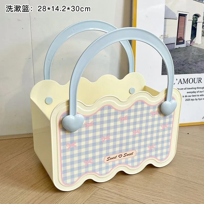 宿舍必备洗漱套装大学生住校开学宿舍好物女洗澡用品塑料手提桶盆|undefined