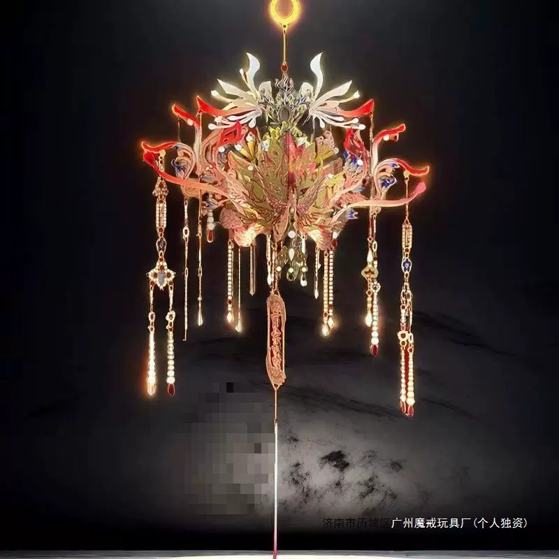 绝美凤冠立体金属拼装模型手工DIY成人解压玩具艺术礼物摆件积木