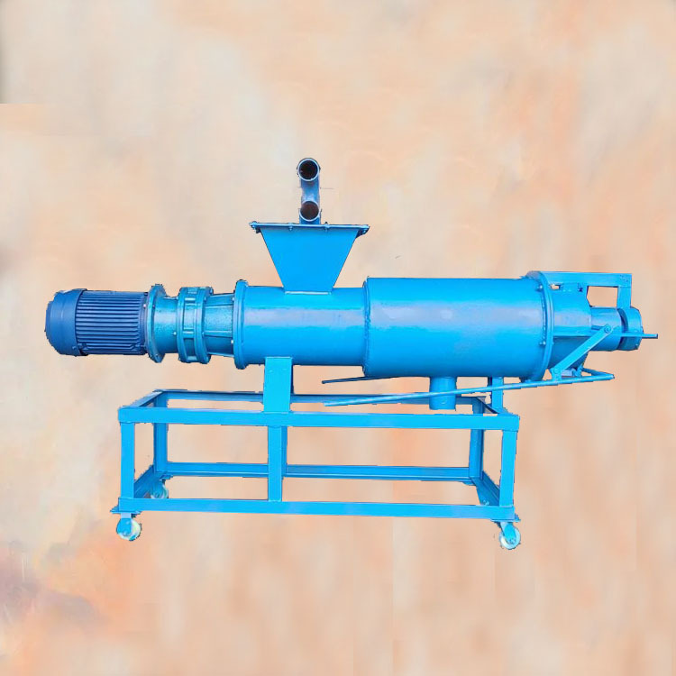 琪源 养殖场畜禽粪便挤压机 螺旋挤压式脱水设备 鸭粪固液分离机