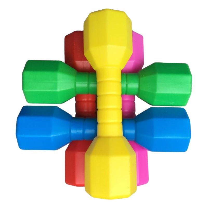 Anillo para niños mancuerna padre-hijo educación temprana mancuerna de plástico gimnasio jardín de infantes mancuerna suministros deportivos mancuerna de fitness para niños