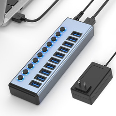 工業レベルの拡張ドックusb3.0スプリットハブは、ドック高速伝送コンピュータハブを拡張します。