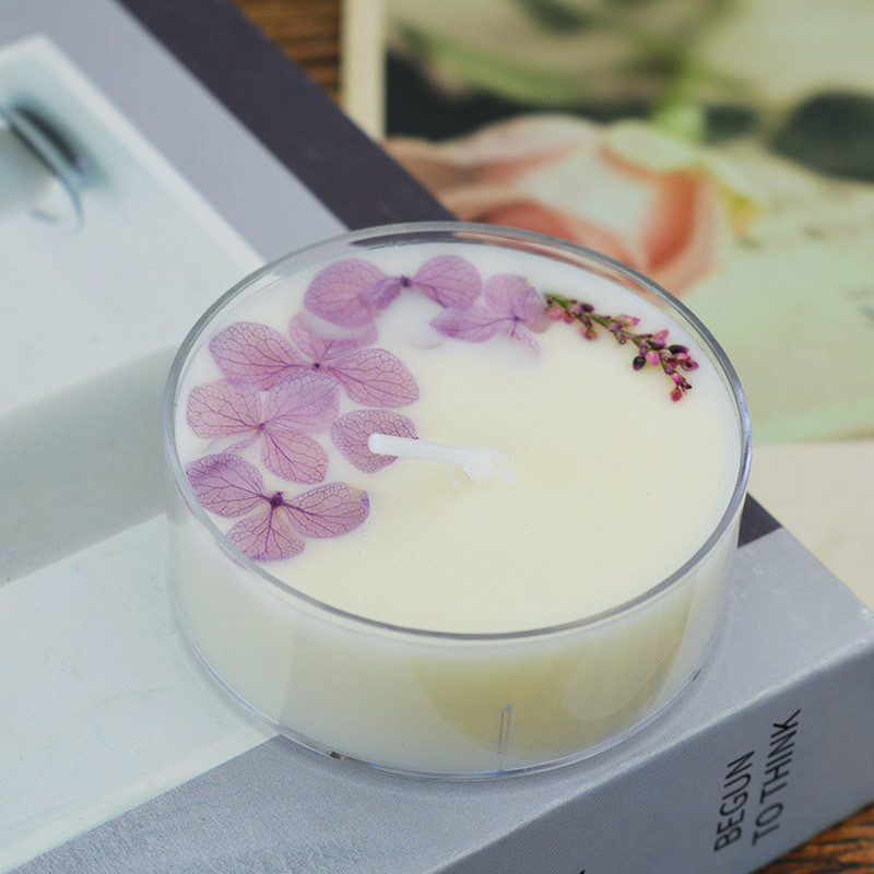 Bougie d'aromathérapie longue durée, parfum floral éternel, rose séchée, style créatif et intemporel, fabriquée à la main._voghion.com