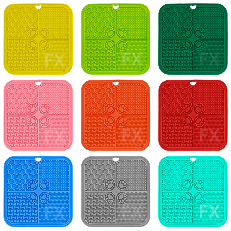 almohadilla de entrenamiento de comida lenta resistente a la mordedura almohadilla de comida lenta antideslizante antiflogante para gatos y gatos