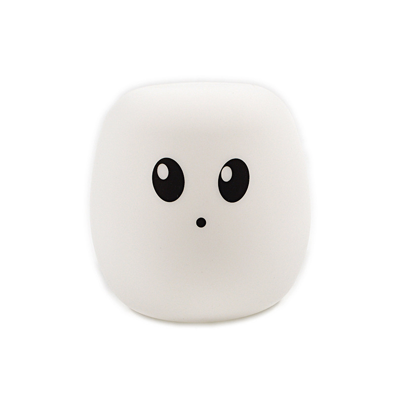 Silicone lantern nightlight palace lamp modeling silicone pat light LED nightlight warm light eye protection bedroom bedside