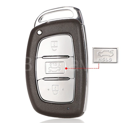 Suitable for Hyundai Elantra Ix35 Langdong Reina Car Smart Remote Key Replacement Shell with Battery Holder (Car Keys) - middle-rear-trunk
