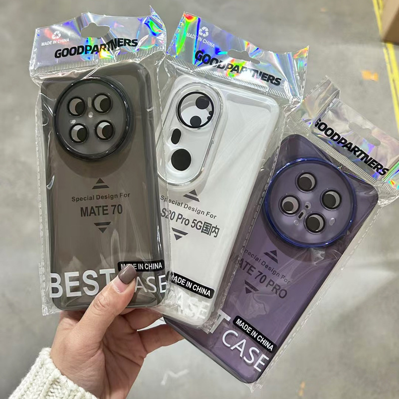 Phantom Comes with Lens Film Suitable for Honor X60I Electroplated Goggle Mobile Phone Case Maimang 20 Transparent Mate60 Soft Case