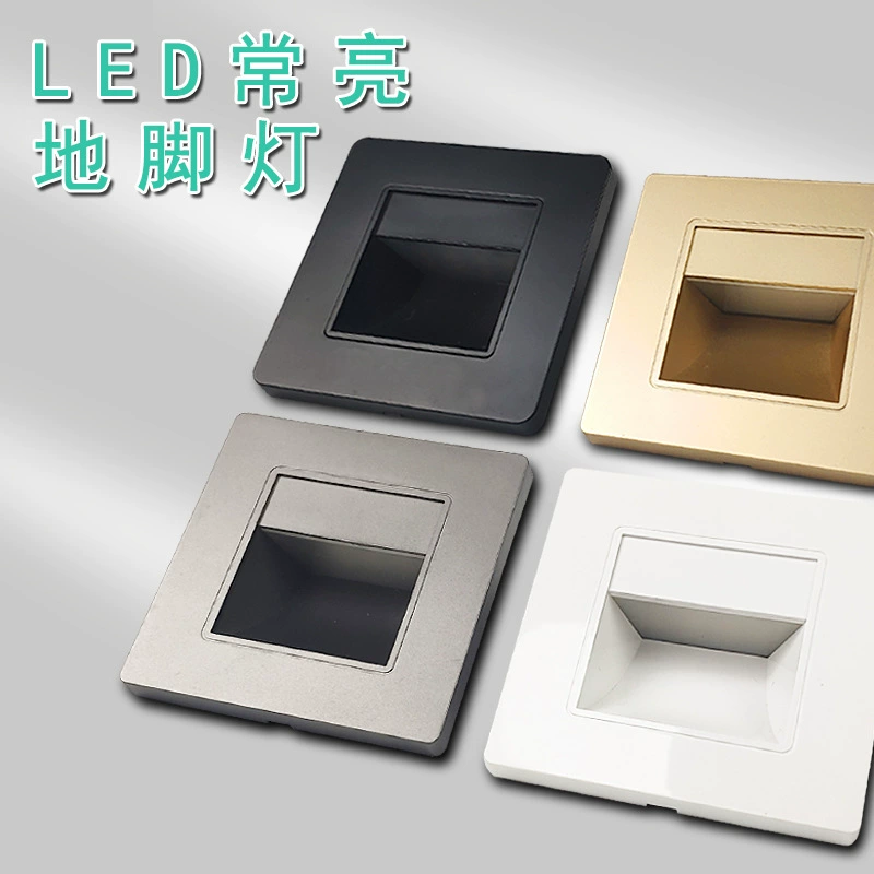 110V-220V Встроенный ночной свет типа 86 может быть разработан инфракрасный индукционный интеллектуальный запуск напольной лампы