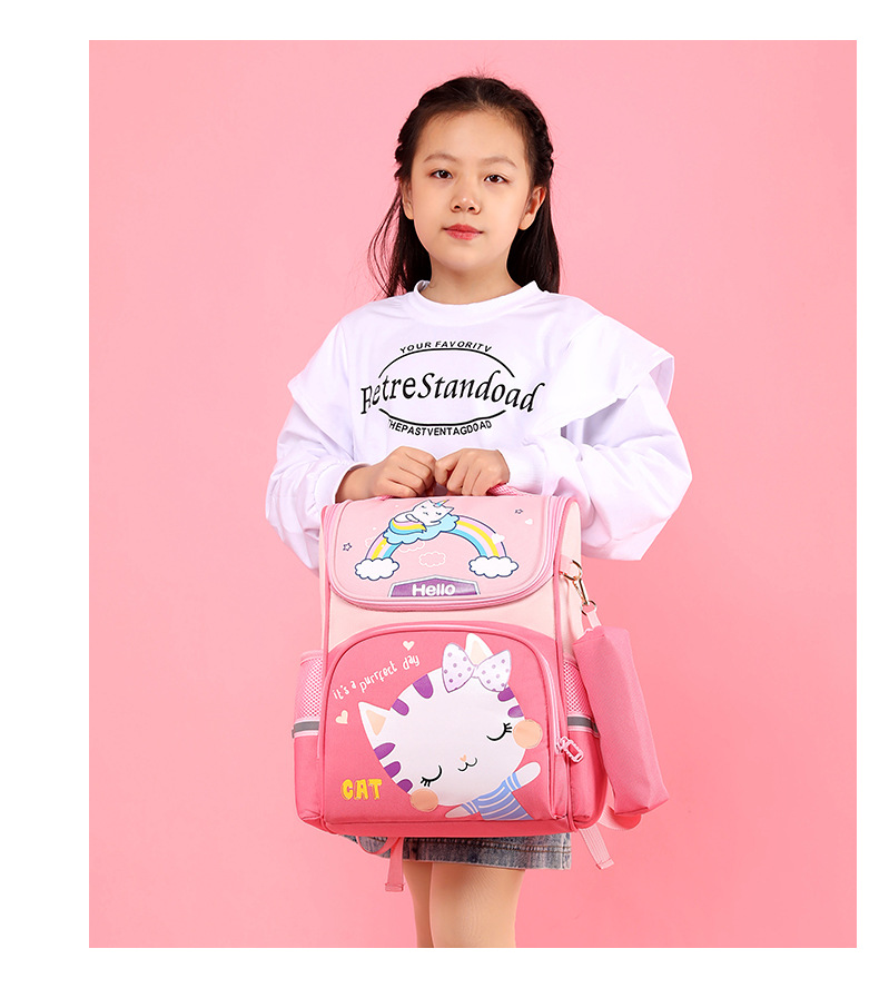 Cute Animal Square Zipper Functional Backpack display picture 6