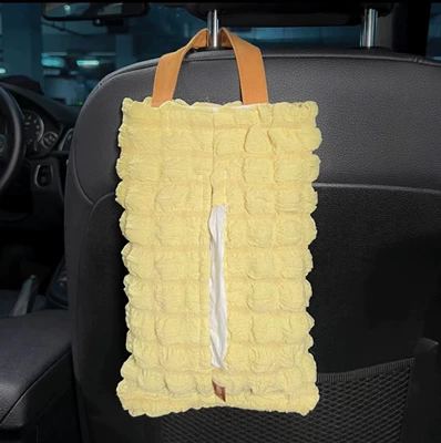 and Simple for Women, Car tissue box/set - no-accessories-hanging-puff-tissue-box-green