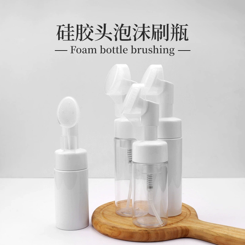 Пятно 100 мл, силиконовая щетка, пена, лосьон, пресс-бутылка, очищающий мусс, пенящаяся бутылка, массажная щетка, головка, бутылка, дополнительная бутылка