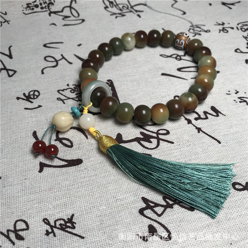 13mm 숯 구운 사과 구슬 천주 베르가못