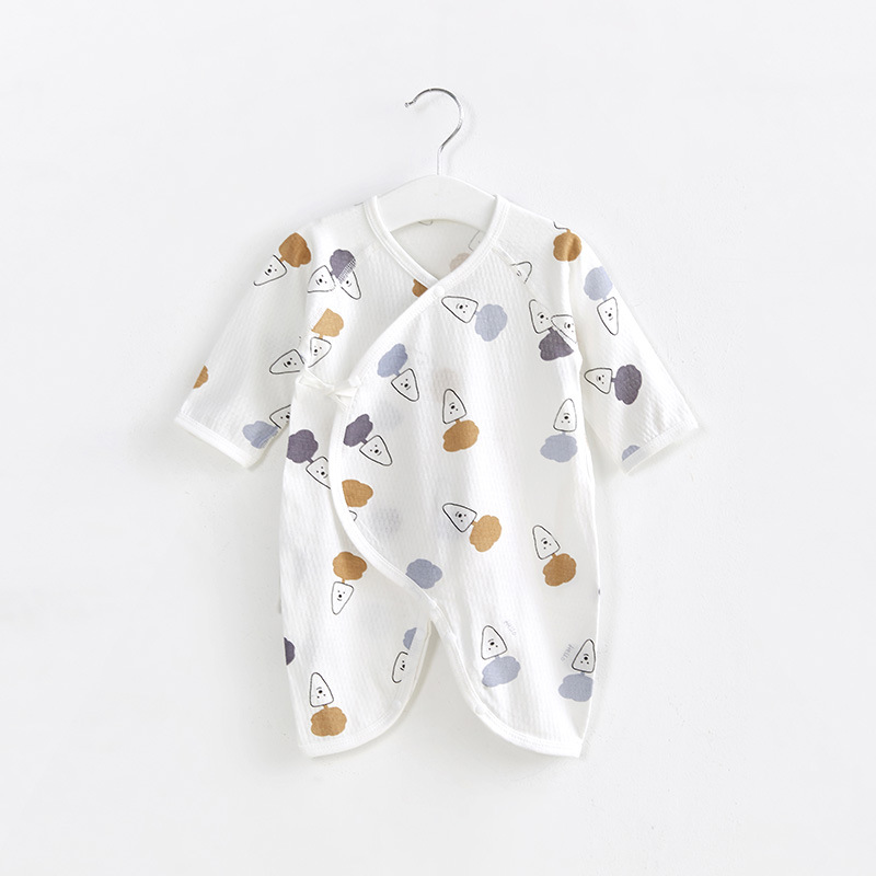 Ropa de bebé recién nacido primavera y otoño verano monje de manga larga verano Delgado aire acondicionado mameluco hombres y mujeres mono de bebé recién nacido
