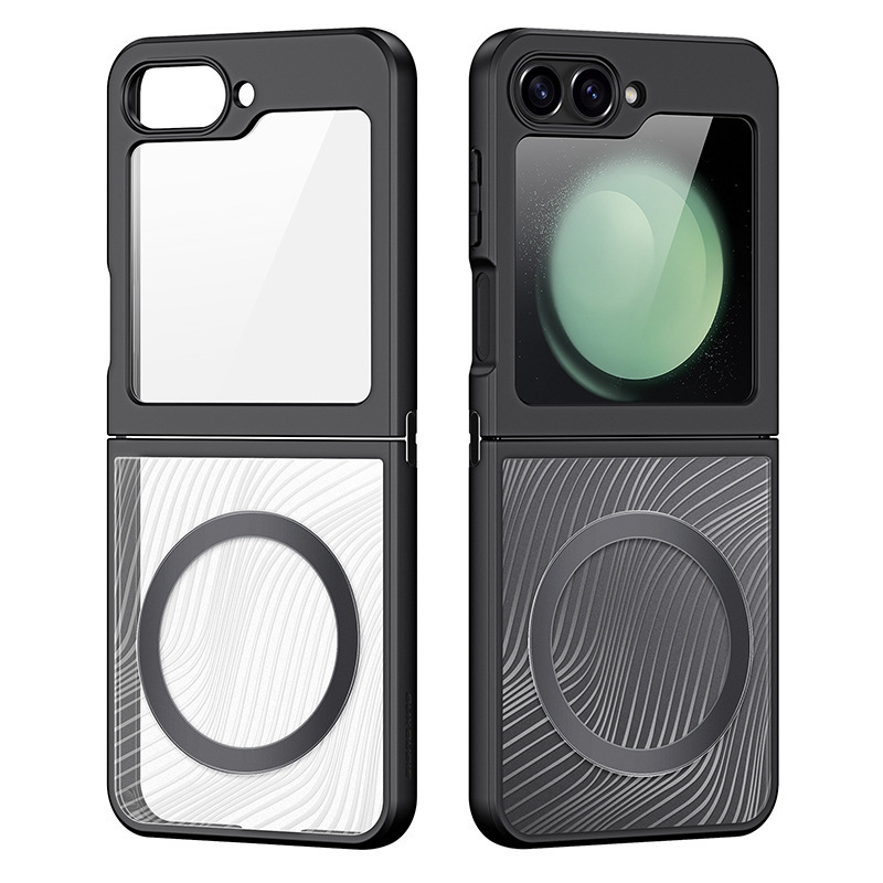 卸売に適したサムスン ZFlip 30% off スタックスクリーン携帯電話ケース ZFold7/6 保護バックシェル透明落下防止ケース|undefined