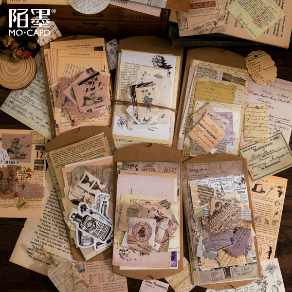 Cross -border Mo Mo Material Bags Retro Collection Room series of…