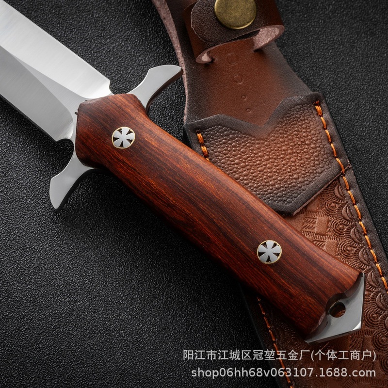電子商取引ホットセール聖剣 M390 粉末鋼一体型ストレートナイフ屋外ハンドハンドル肉ナイフ鋭い高硬度ナイフ|undefined