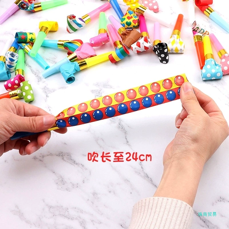 Whistle, toy, telescopic megaphone, creative evening dress