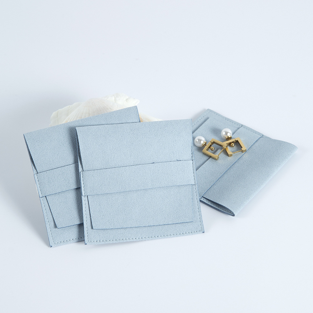 7g Weight Gift Wrapping Supplies Event & Party Supplies Jewelry Packaging Bags Classification 1 Piece Quantity Holiday, Daily Occasion Solid Color Pattern Simple Style Style Factory Direct Supply Ornament Suede Microfibre Cloth Bag Flannel Bag Flip Bead Jewelry Bag Card Bag Wholesale 无