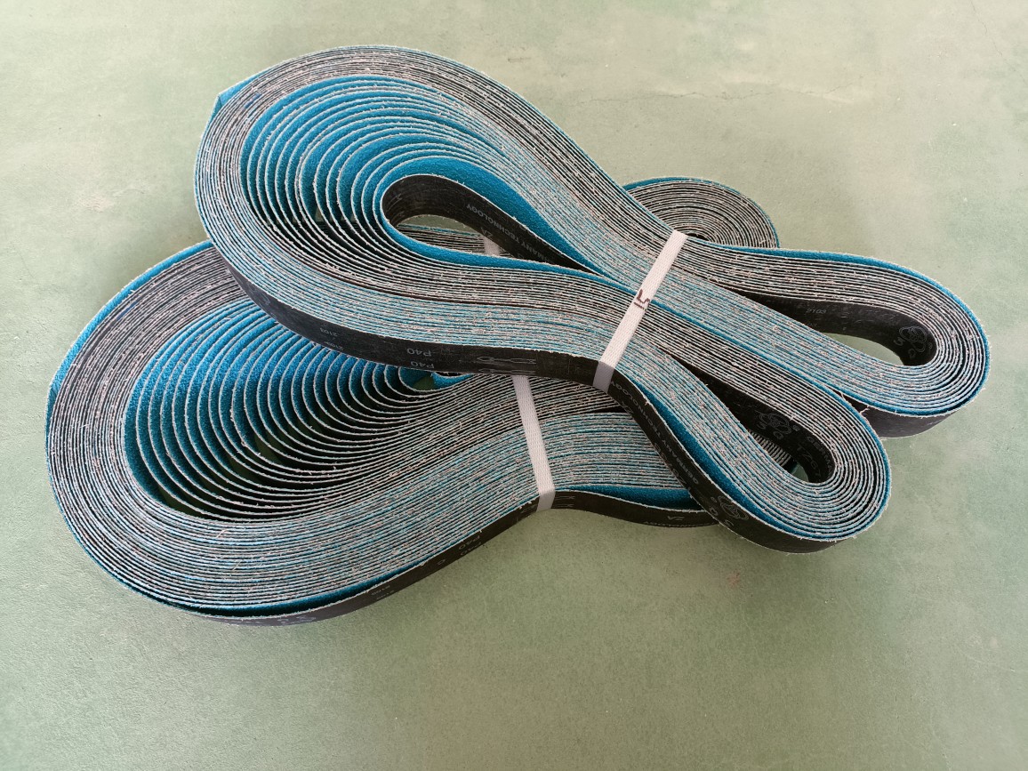 铝合金不锈钢金属木头橱柜板材打磨抛光硬布砂带40#-600#