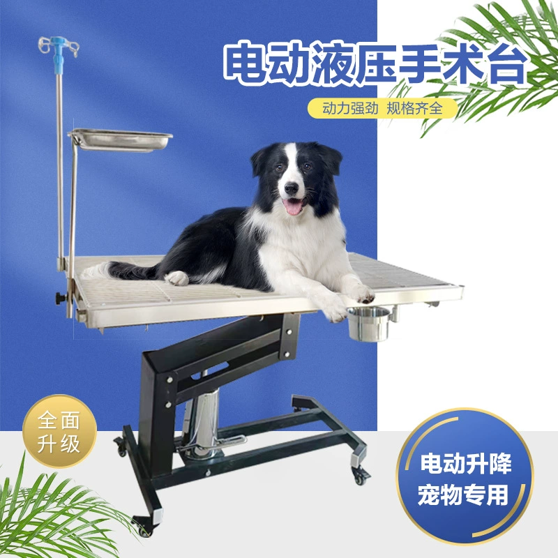 Операционный стол для домашних животных, операционный стол из нержавеющей стали для животных, гидравлический подъемный операционный стол для собак, электрический стол для диагностики и лечения кошек и собак, больница