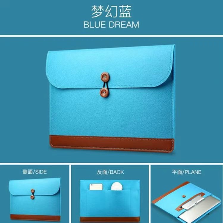 【毛毡包】毛毡电脑包笔记本ipad收纳包加厚商务毛毡电脑包批发