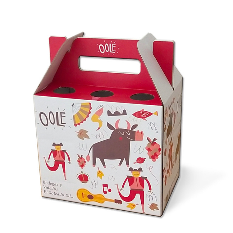 一体成型瓦楞包装盒特产礼品盒彩盒鸡蛋月饼飞机盒手提纸箱水果盒