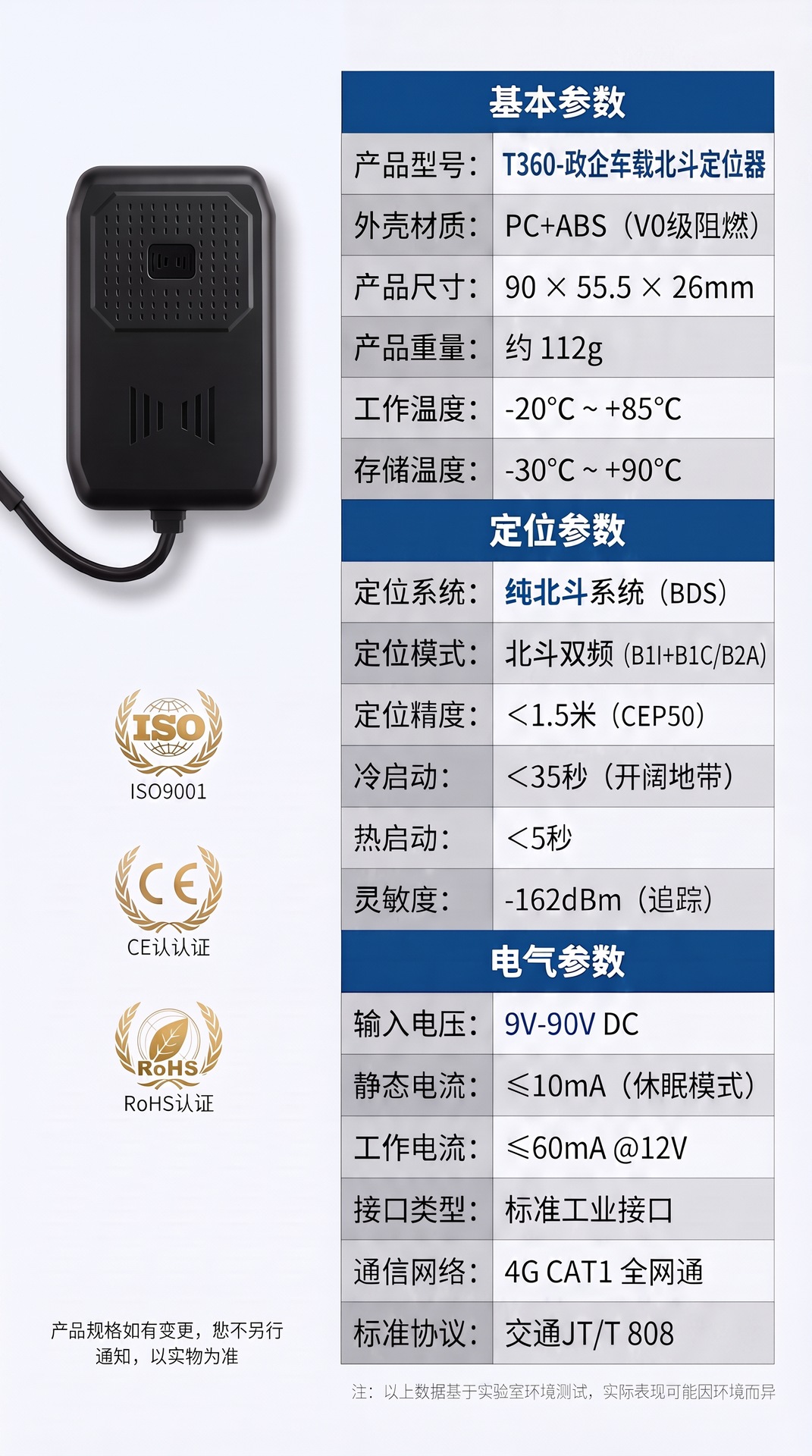 4G Beidou satellite locator for government and enterprise use, national security vehicle-mounted real-time Beidou positioning and tracking GPS locator