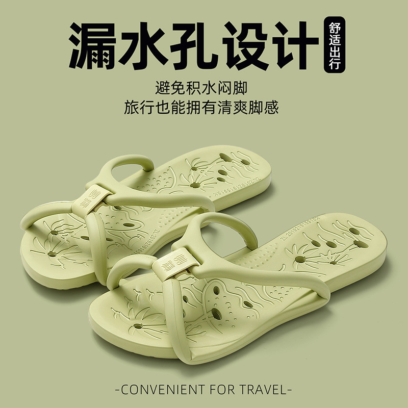 Portable Slippers for Women, Summer Travel for Couples, Disposable Soft-Soled Bathroom Water-Draining Anti-Slip Flip-Flops for Men, Wholesale Portable Slippers for Women, Summer Travel for Couples, Disposable Soft-Soled Bathroom Water-Draining Anti-Slip Flip-Flops for Men, Wholesale