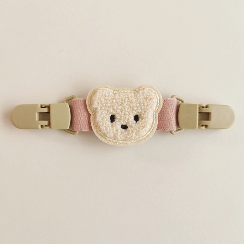 INS estilo coreano clip de suspensión oso pantalones de tirantes para niños clip anti-caída clip de la correa del hombro soporte de la falda de la suspensión antideslizante artefacto de hombro