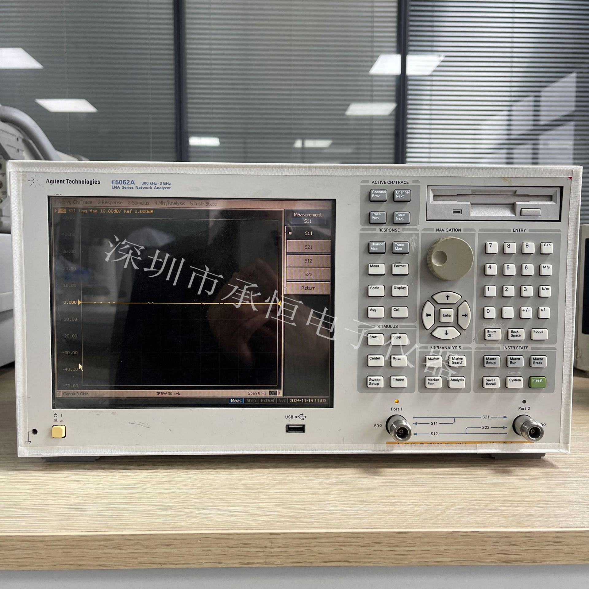 出售 高频网络仪Anilent E5062A/B失量网络分析仪 二手网络分析仪