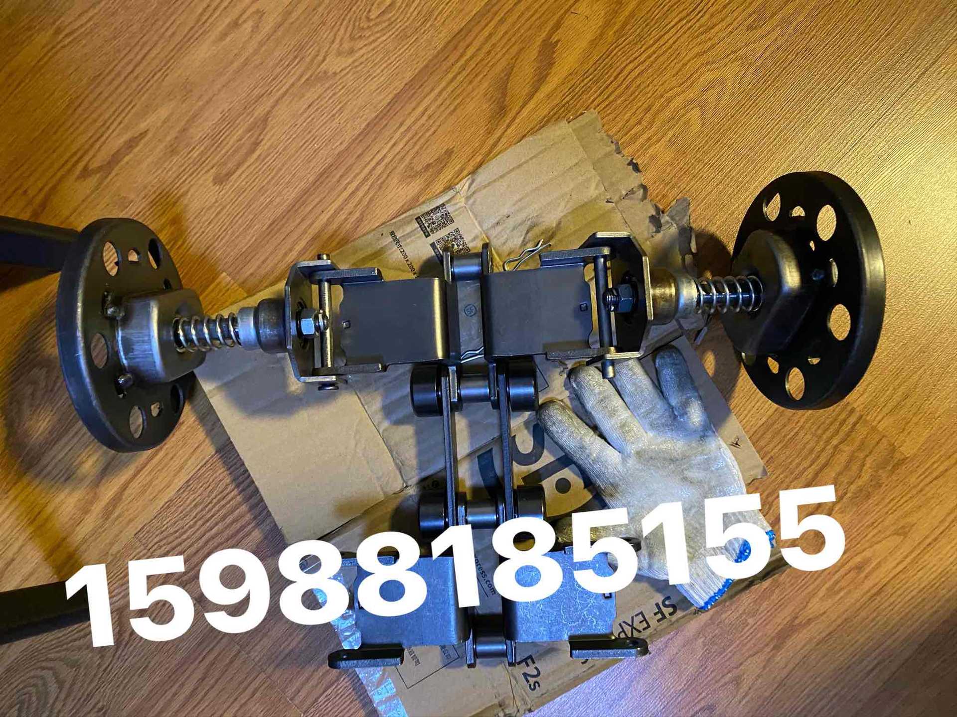 丁晴手套机链条PVC手套线链条P95P100P110非标定制大节距生产线