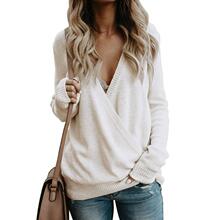 H 64339 Large V-neck woolen T-shirt �� V ��ë֯���� T ��
