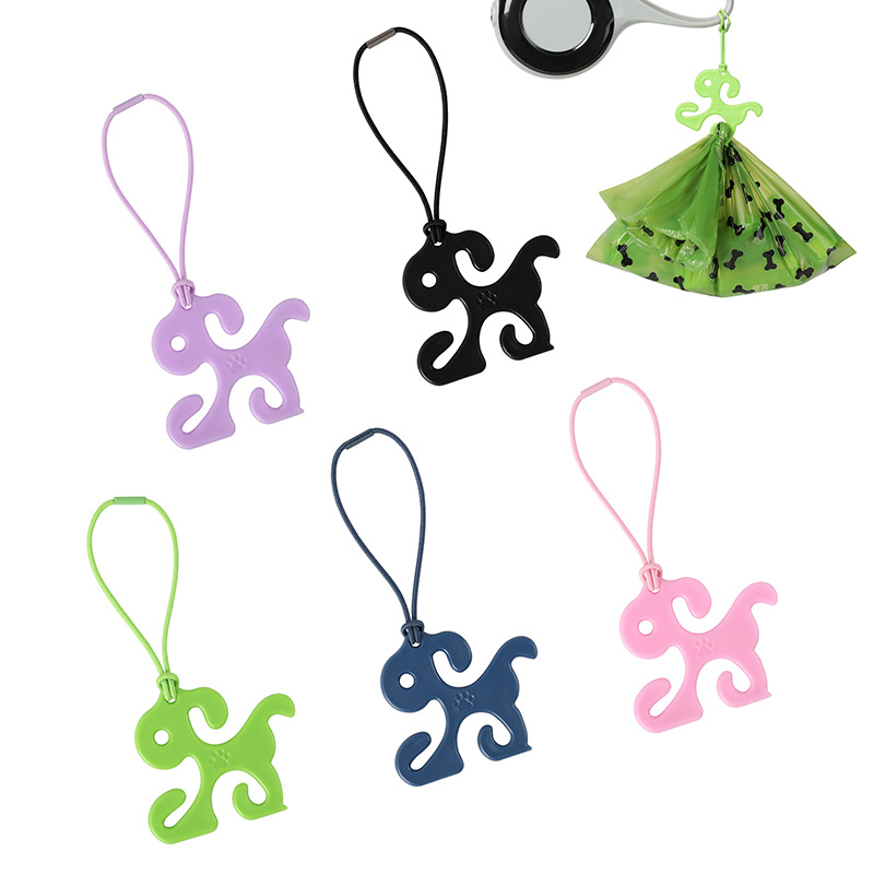 Nuevo clip multifuncional para bolsa de mierda, accesorios desmontables para dispensadores de bolsa de basura para mascotas, clip manos libres