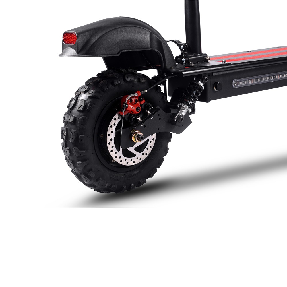 11inch Integrated Aluminum Alloy Driving Folding Electric Scooter Lithium Battery Adult Dual Drive Battery Scooter Dual Motor