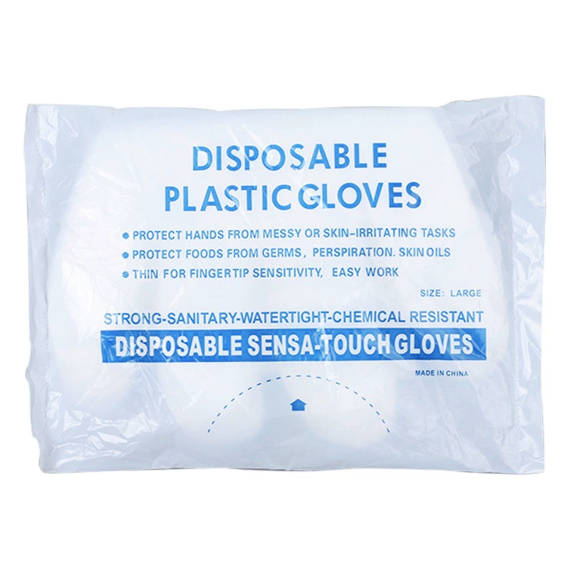 Одноразовые перчатки оптом пищевое питание бытовые утолщенные полиэтиленовые перчатки чистые пищевые перчатки для ногтей