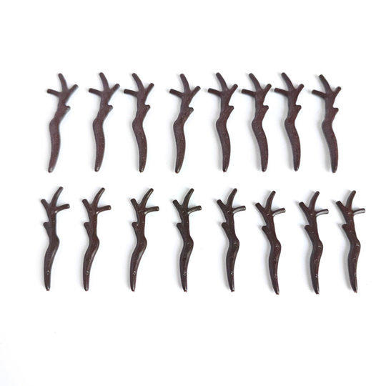Factory Direct Plastic Antlers Mini Branch Toy Accessories Christmas Snowman Hand Christmas Craft DIY Accessories